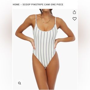 WeWoreWhat Scoop Cami One Piece Swimsuit